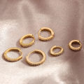 1 Pair Minimal Exquisite Hoop Crystal Zirconia Small Huggie Thin Cartilage Earring For Women Helix Tragus Piercing Jewelry. 
