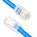 Cat5e Unshielded RJ45 Crystal Head Gold-Plated Contact Ethernet Cable Connector for Home Office.