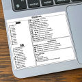 Laptop Shortcut Key Sticker for Windows Mac System Waterproof Vinyl Decal Keyboard Shortcut for Macbook   Acer . 