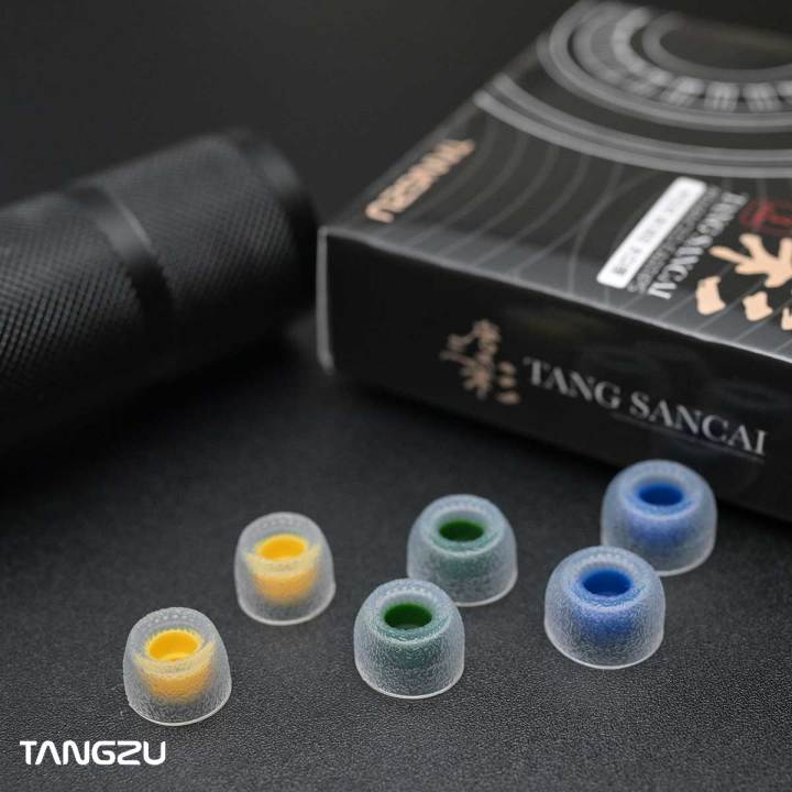Tangzu%20Tang%20Sancai%20Balanced/WirdBore/Narrow%20Ver.%20In-Ear%20Silicone%20Earphone%20Eartips%203Pairs%20Headphone%20AccessoryTips%20Earbuds%20Earplug%20-%20Image%204