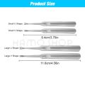 S/L U+V Shaped Leather Tools Groover Skiving Edge Bevelers Trenching Device DIY Handcraft Working Tool Wallet Crease Folded Line.