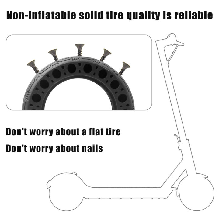High%20Quality%20200x50%20Explosion-proof%20For%20Speedway%20mini%204%20Pro%20Electric%20Scooter%20Tubeless%20Tyre%208%20Inch%20Solid%20Wheel%20Tire%20Bee%20Hive%20Hole%20-%20Image%203