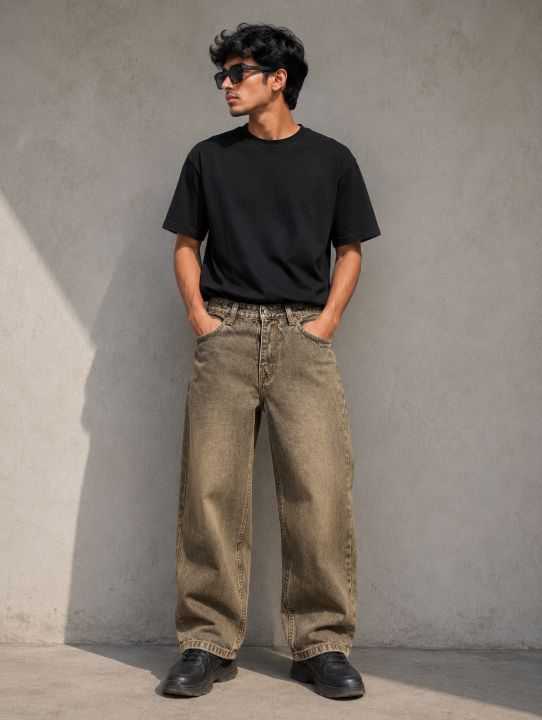 Baggy%20Full%20Length%20%20Jeans%20Pant%20For%20Men%7C%20Loose%20Baggy%20Black%20Pant%20For%20Men%20-%20Image%204