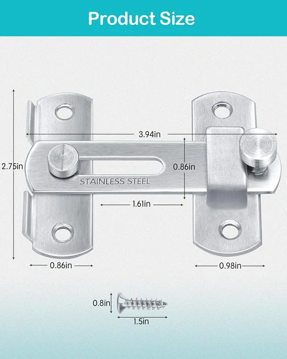 Stainless%20Steel%20Hasp%20Latch%20Lock%20Sliding%20Door%20for%20Window%20Cabinet%20Fitting%20Room%20Accessorries%20-%20Image%204