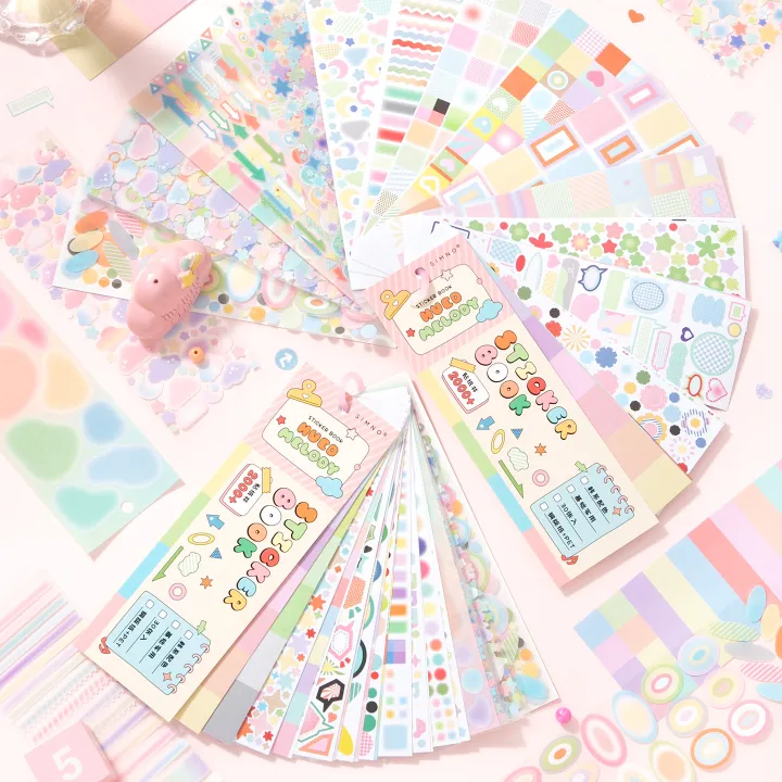 30sheets/lot%20Ins%20Style%20Star%20Circle%20Geometric%20Basic%20Pattern%20Stickers%20DIY%20Diary%20Scrapbook%20Planner%20Aesthetics%20Supplies%20-%20Image%206