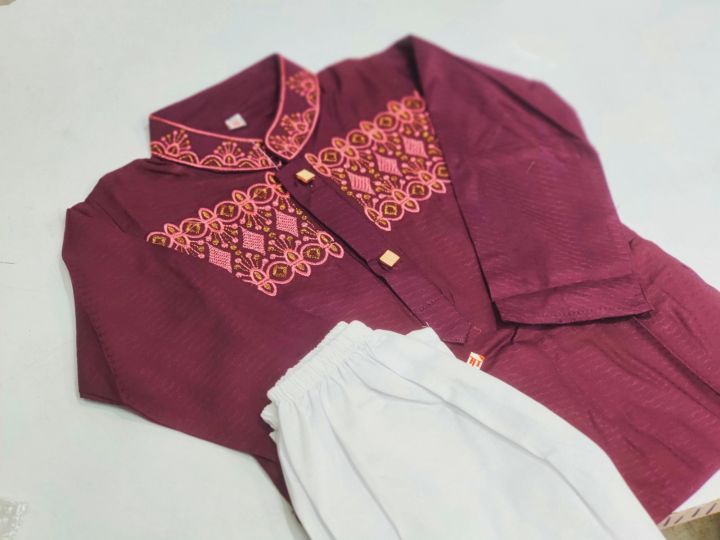 Eid%20special%20full%20body%20embroidery%20work%20%20baby%20panjabi%20by%20colour%20Q%20-%20Image%202