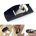 Mini flat pocket hand planer, wood trimming bed, carpenter cutting blade, flat hand planer, hand push casting carpenter tools.