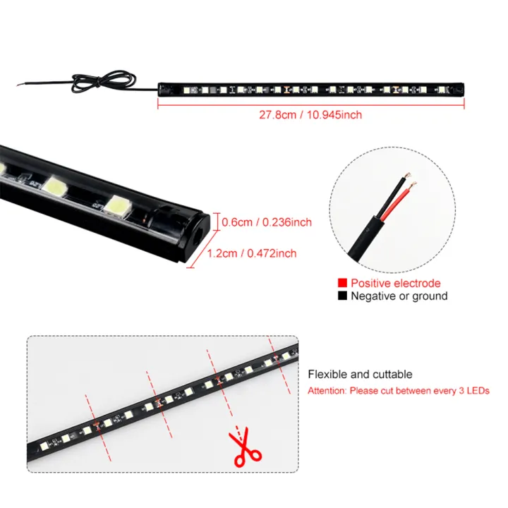 2pcs%20Universal%20Waterproof%20Trunk%20Engine%20Hood%20Foot%20Lights%20DIY%20Car%20Motorcycle%20Ambient%20Lighting%20Styling%20Led%20Day%20Light%20Strip%2012V%20-%20Image%205