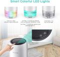 SEAVON Dehumidifier 35oz Dehumidifiers for Home 2500 Cubic Feet (280 sq ft) with 7 Color LED Light, Portable Quiet Dehumidifier with Two Working Mode for Basements, Bedroom, Bathroom, RV. 