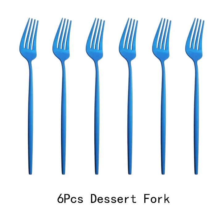 6pcs%20Gold%20Dessert%20Fork%20Dinnerware%20Set%20Mirror%20Stainless%20Steel%20Salad%20Fork%20Set%20Tableware%20Cutlery%20Set%20Home%20Party%20Kitchen%20Tableware%20-%20Image%207