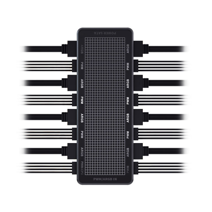 TEUCER%201-to-8%20Channel%20ARGB%20&%20PWM%20Fan%20Hub%20-%205V%20Addressable%20RGB%20Controller%20for%20PC%20CPU/Case%20Fans%20-%20Image%206