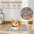 Flannel Thickened Dog Bed Mat Soft Pet Sleeping Mat for Dogs Cats Winter Warm Pet Blanket. 