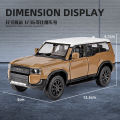 1: 36 genuine authorized Kuluze Prado alloy off-road vehicle model simulation car toy Advanced Car Model Collectibles. 