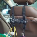 2pcs Car Back Seat Hook Multi-function Rear Seat Headrest Hanging Hook Umbrella Holder Seat Back Storage Hook Auto Interior Tool.