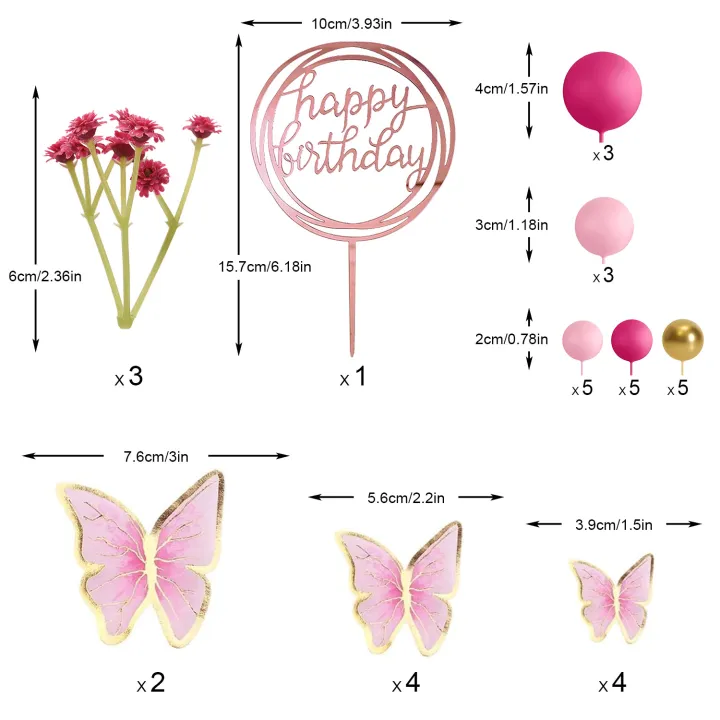Pink%20Purple%20Balls%20Cake%20Toppers%20Butterfly%20Cake%20Decorations%20Happy%20Birthday%20Cake%20Topper%20for%20Wedding%20Baby%20Shower%20Birthday%20Flower%20The%20-%20Image%206