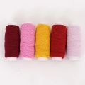 5pcs Fine Elastic Thread 0.6mm Color Elastic Rope Very Fine High Elastic Sewing Machine Bottom Line DIY Clothing Binding Line. 