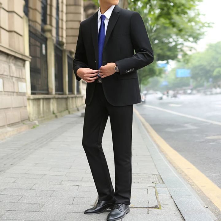 Men's%20M-10XL%20Spring%20New%20Wedding%20Fashion%20Handsome%20Suit%20Business%20Cargo%20Trousers%20Plus%20Size%20Two%20Sets%20Fat%20Friendly%20Clothing%20-%20Image%205