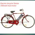 Electric bicycle with hub motor Lithium battery & smart controller display. 