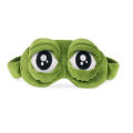 3D Sad Frog Sleep Mask Natural Sleeping Eyeshade Cover Shade Eye Patch Women Men Soft Portable Blindfold Travel Rest Eyepatch. 