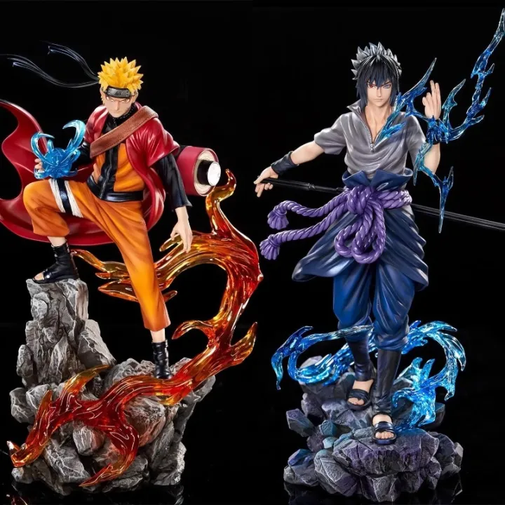 New%2022cm%20Anime%20Naruto%20Figure%20Uzumaki%20Naruto%20Uchiha%20Sasuke%20Action%20Statue%20Pvc%20Statue%20Desktop%20Ornament%20Collectible%20Model%20Toy%20%20-%20Image%203