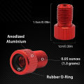 4Pcs Presta Valve Adapter - Convert Presta to Schrader - French/UK to US - Inflate Tire Using Standard Pump or Air Compressor. 