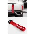 Supreme NEW CAR TOW HOOK STRAP with FREE Tie Clip and with metal hook. 