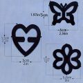 4/12Pcs Underwear Anti-Slip Buckle Invisible Bra Buckle Butterfly Heart Shaped Adjustable Shoulder Straps Buckles Intimates Clip. 