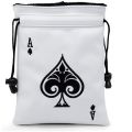 Funny Golf Valuables Pouch, PU Leather Golf Tee Pouch with Drawstring Closure Golf Ball Handbag Portable Ball Pouch. 