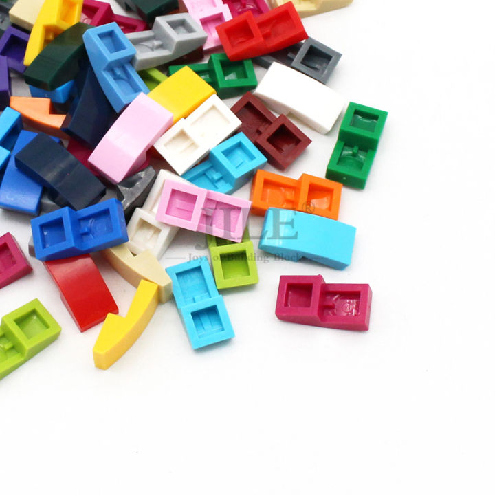 150pcs%20MOC%20Slope%20Curved%202x1x2/3%20Assembles%20Building%20Blocks%20DIY%20Bricks%20Compatible%20with%2011477%20Educational%20Creative%20Tech%20Parts%20Toys%20-%20Image%204