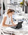 Inateck iPad Pro 12.9 Inch Keyboard Case 2018 3rd Gen Only, Flexible and Stable Kickstand, with Pencil Holder, Detachable, 3rd 4rth Gen, KB02010. 