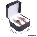 Luxury Pu Leather Watch Box Woman Man Gift Packaging Box Watch Display Holder Watch Organizer Case Jewelry Storage Box. 
