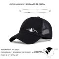 Unisex Mountain Embroidery Breathable Baseball Net Caps Spring and Autumn Outdoor Adjustable Casual Hats Sunscreen Hat.