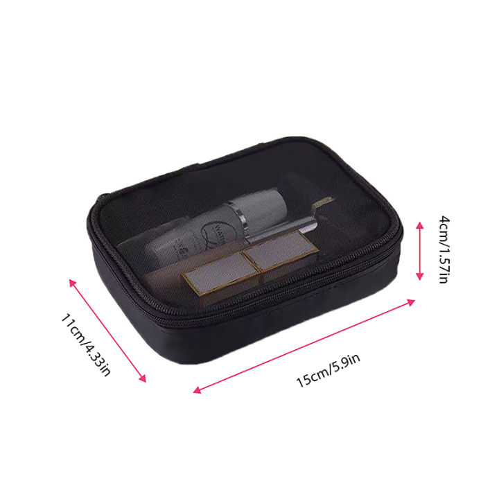Breathable%20Mesh%20Cosmetic%20Bag%20Korean%20Version%20Solid%20Color%20Fashion%20Makeup%20Organizer%20Travel%20Portable%20Toilet%20Wash%20Bags%20Multi-function%20-%20Image%205