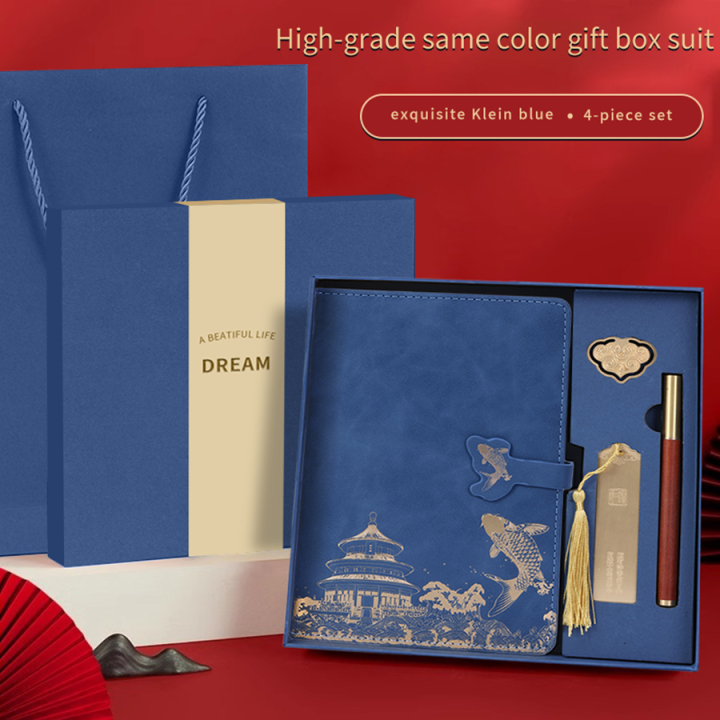 Notebook%20gift%20box%20set%20hot%20selling%20high-end%20customized%20gift%20for%20friends%20and%20family,%20including%20bookmarks%20and%20pens%20-%20Image%203