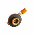 Outdoor camping flat gas cylinder interfilling adapter with 100cm line.