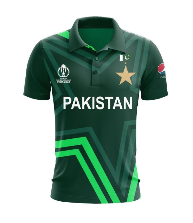ODI Cricket World Cupp 2023 Pakistan Cricket Team Jersey T-Shirt for Men and Boys (EXCELLENT QUALITY)