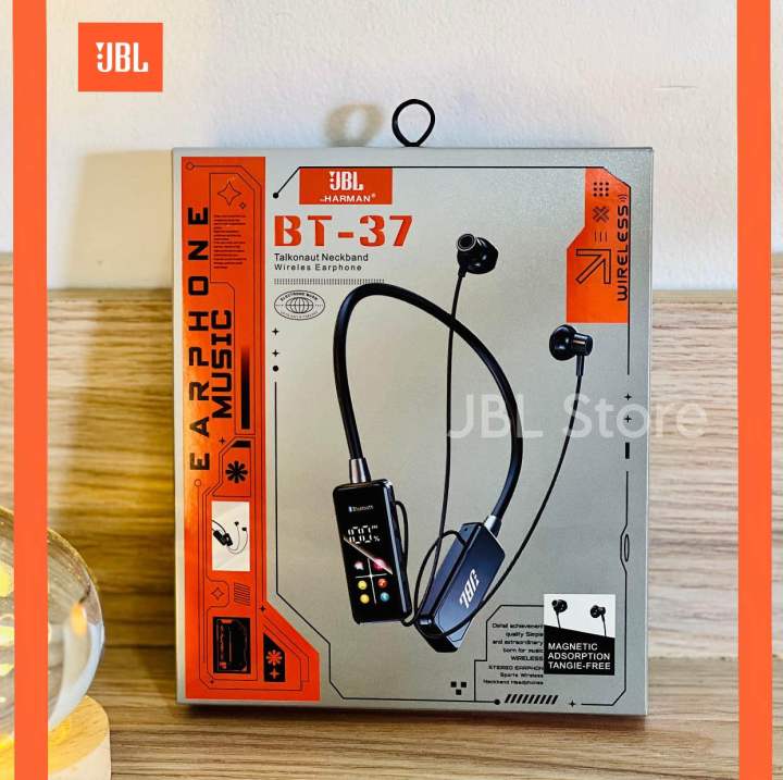 JBL Wireless Bluetooth High Quality Wireless Neckband TWS Premium Quality Lenovo Wireless Neckband Headset Headphones AirPods True Wireless Earbuds A Grade High Quality