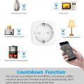 TNCE Tuya 16A/20A WiFi/Zigbee Smart Socket EU Smart Plug With Power Monitoring Timing Function Work With Alexa Google Home. 
