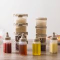 4Pcs Mini Tomato Ketchup Bottle Portable Sauce Salad Squeeze Bottle Small Bento Seasoning Box Storage Kitchen Accessories. 