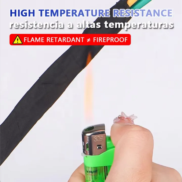 iLMH%20High%20Temperature%20Wire%20Harness%20Cloth%20Tape%20Automotive%20Cable%20Loom%20Heatproof%20Fabric%20Adhesive%20Tape,%20Engine%20Electrical%20Insulation%20-%20Image%202