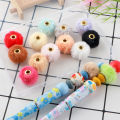 10pcs Large Hole Plush Leopard Beads Loose Spacer Charm Beads For Jewelry Making DIY Necklace Bracelet Jewelry Accessories. 