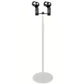 Dual Microphone Clip Crossbar Accessories, Fixed Spacing Dual Mic Clips, Microphone Head Only Can Be Adjusted up and Down, Live Streaming K-Song Expansion Kit (Floor Stand Not Included).