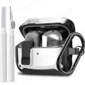 2024 [2-in-1] Armor Case For Samsung Galaxy Buds 3/Galaxy Buds3 Pro Secure Lock Cover buds3 pro cover with Cleaning Kit for men. 