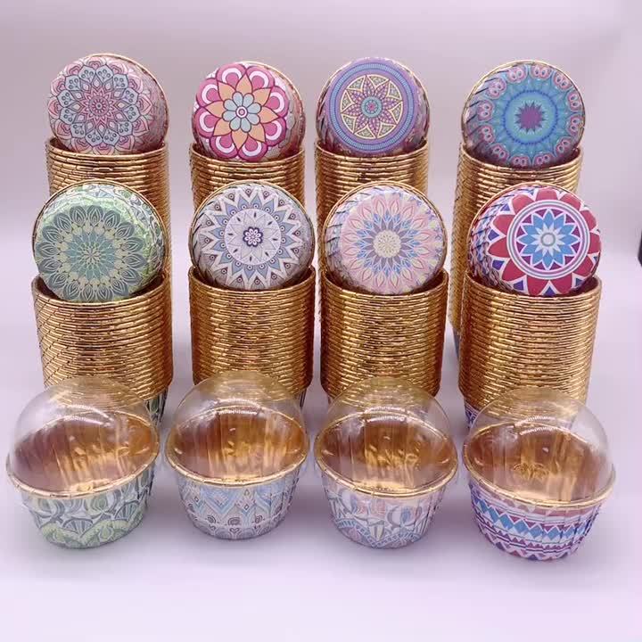 50pcs Baking Cups, Disposable Cupcake Cups, Heat-Resistant Paper Cupcake, Baking Tool, Perfect for Wedding and Birthday Party