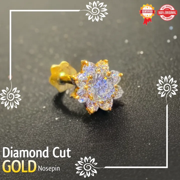 Nose%20Pin%20Nosepin%20For%20Women%20With%20Diamond%20Cut%20Zircon%20Stone%20Standard%20Design%20Nakful%20Traditional%20Gold%20Nose%20pin%20-%20Image%203