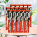 8PCS Random colors  Bamboo Charcoal Toothbrushes -Fine Soft Bristles,Oral Health, Adult Family Pack, Gentle Teeth Cleaning Tools. 