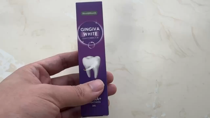 V34 Teeth Whitening Pen Purple Whitening Toothpaste Dental Whitening Tartar Removal Tooth Cleaning Effective Teeth Whitener 4ml