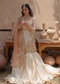 Organza fully embroidered  Dress for women. 