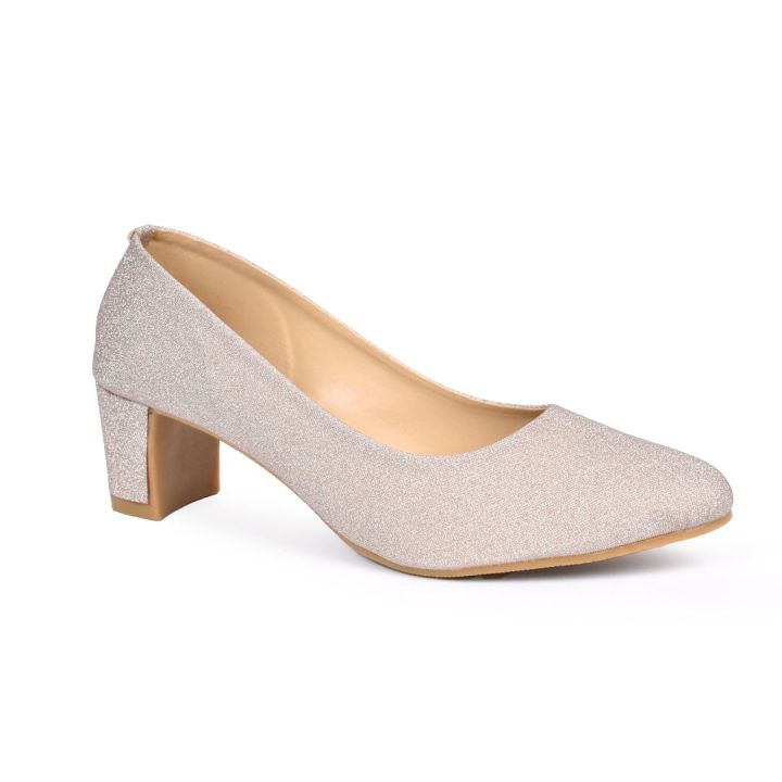 Imported Block Heel Coat Shoes for Women, Almond Toe, Slip-On Pumps, Multiple Sizes