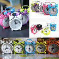 Creative Cute Mini Metal Small Alarm Clock Electronic Small Alarm Clock Multicolor Electronic Small Alarm Table Morning Clock. 